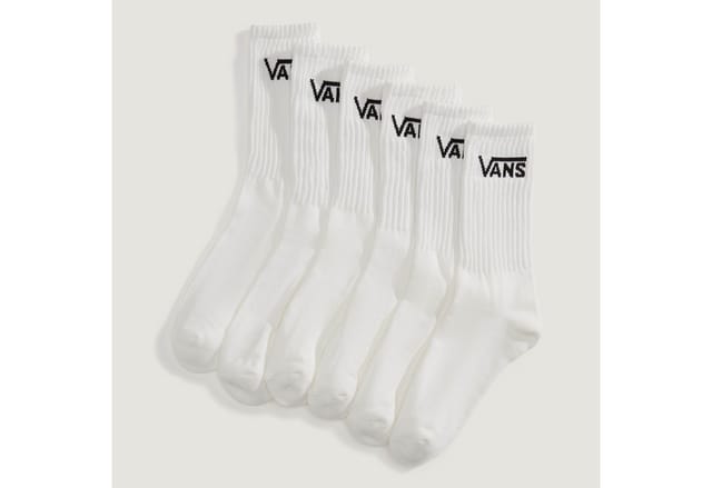 Vans Sportsocken CLASSIC CREW (6-Paar) für Erwachsene, sportlicher Stil, sechs Paar im Set