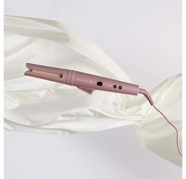 Remington Lockenstab AIRviveRotierender Lockenstab (CI8930), Keramik-Beschichtung, rotierend, Ionic Air, Anti-Frizz-Mikrowirkstoffe, 160-210°