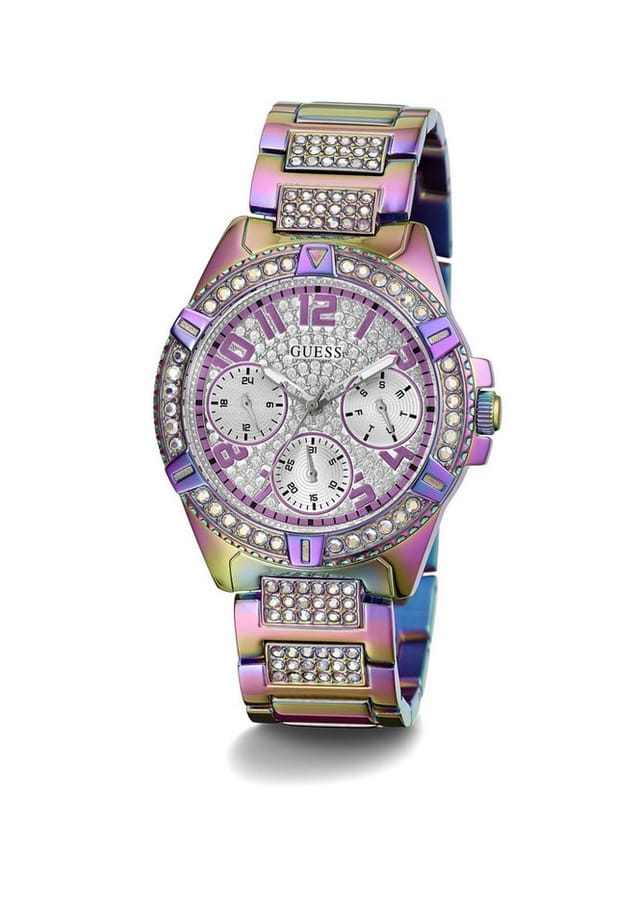 Guess Multifunktionsuhr LADY FRONTIER GW0044L1, Armbanduhr, Quarzuhr, Damenuhr