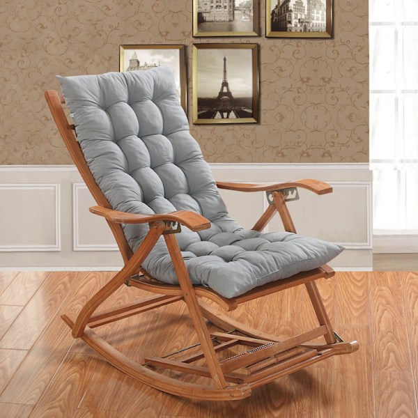 Klappbare Chaiselongue, Schaukelstuhl, Baumwollkissen, Plüschkissen, Bambusstuhlkissen[j]