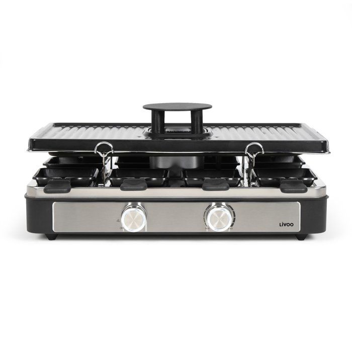 Raclette-grill Für 8 Personen Mit Dunstabzugshaube - Livoo - Doc372n