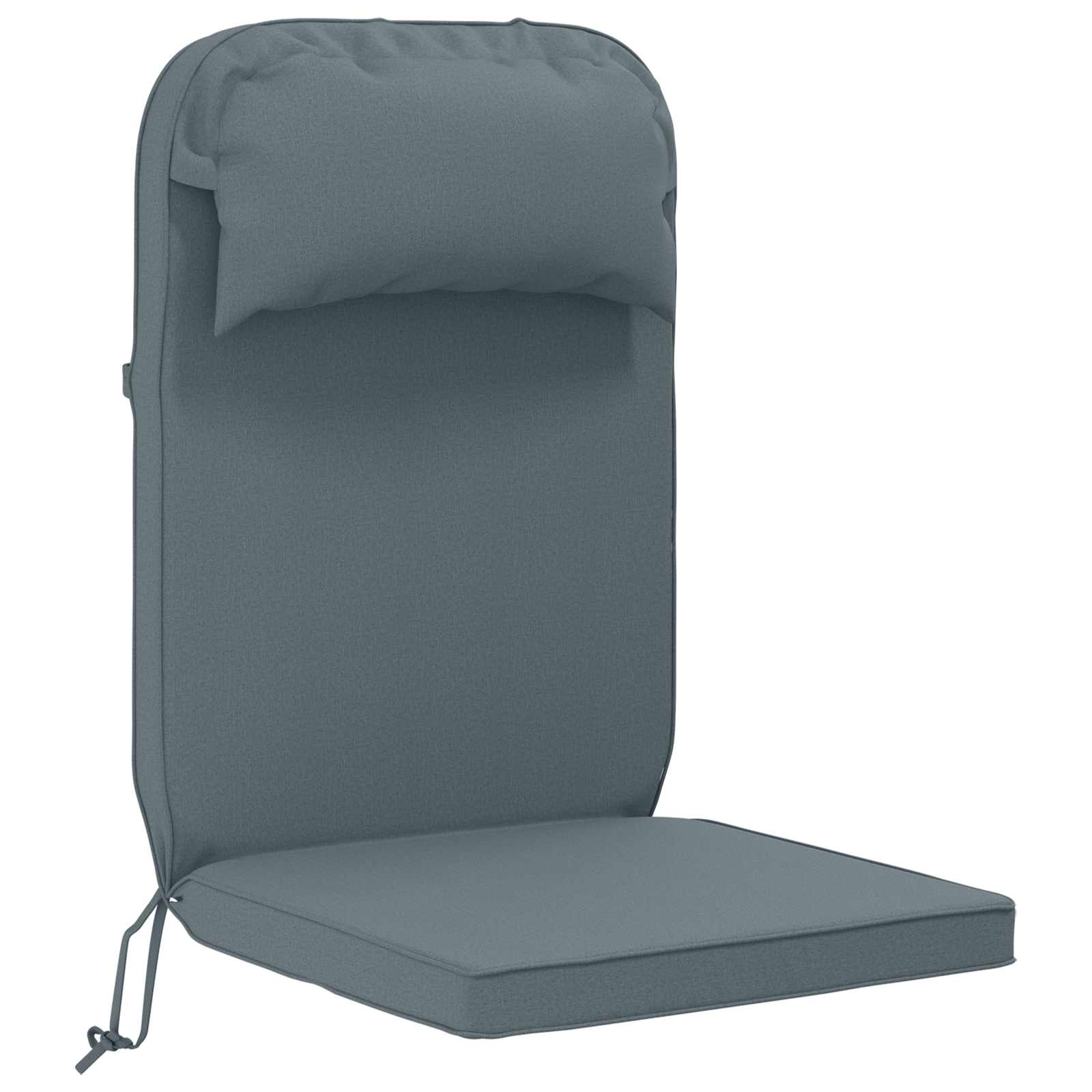 Sonnen-lounger Kissen 100 % Polyester Blau 55 X 124 X 5 Cm Vidaxl