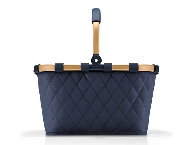REISENTHEL® Einkaufskorb carrybag Frame Rhombus Midnight Gold