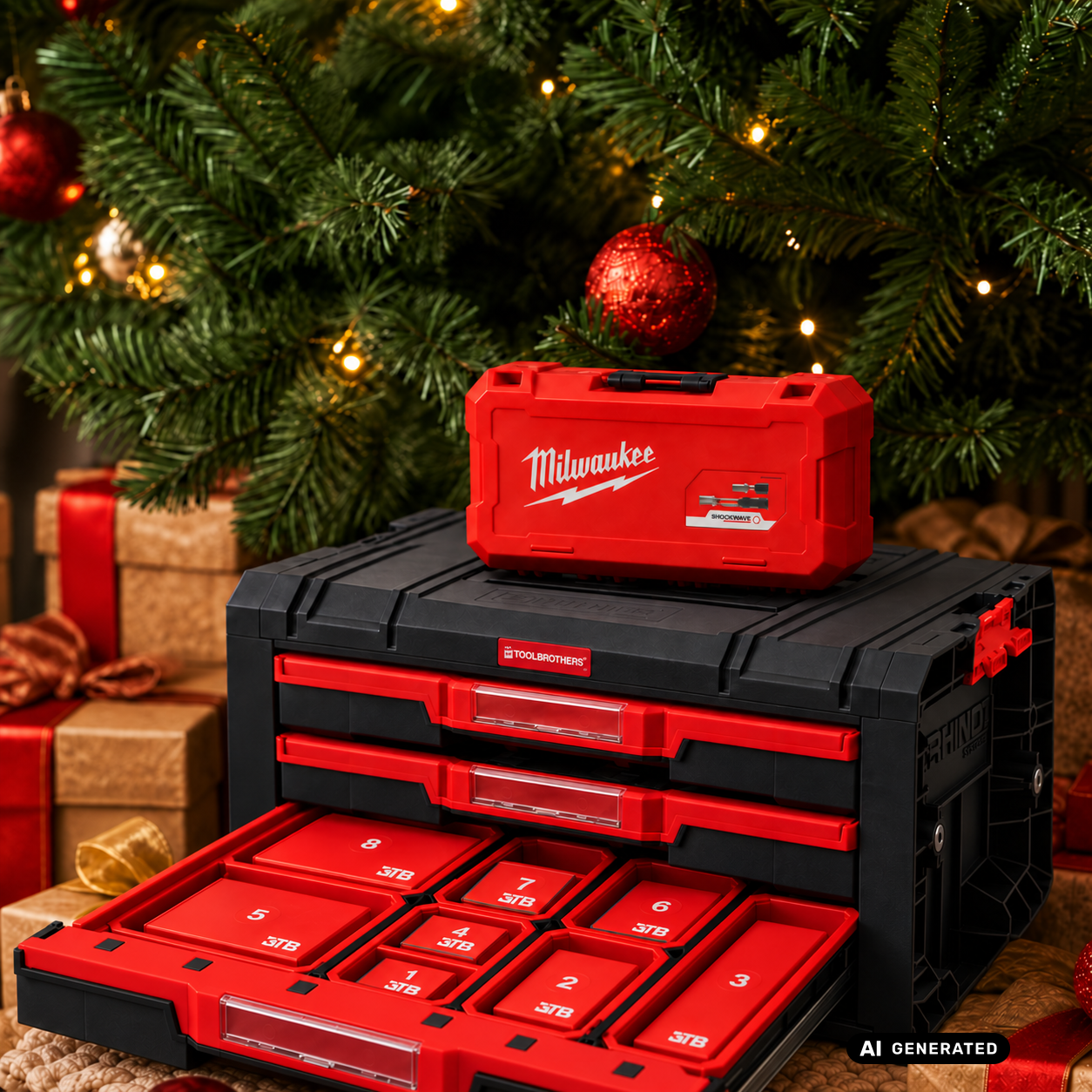 Toolbrothers Rhino Adventskalender 2026 - Limited Black Milwaukee Edition