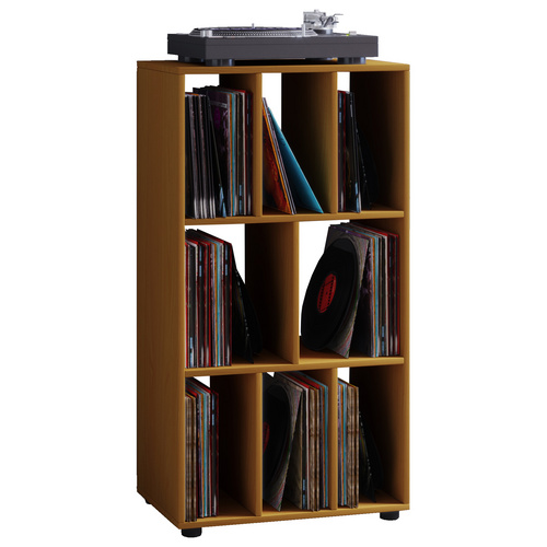 Ebuy24 - Schaltino Regal Retro Für Lp Platten Rack 8 Regale Buche Dekor. Bild 3