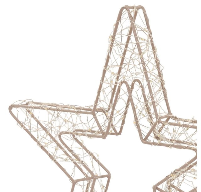 Ecd Germany Led Weihnachtsstern 37 Cm, Weihnachtsdeko Mit Lichterkette