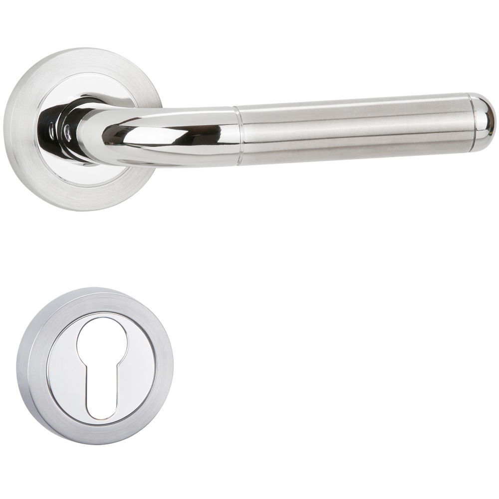 Hermat Pz Drückergarnitur Club 1110 Er Edelstahl Smart-clip Rosettengarnitur