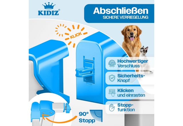 Sicherheits-türschott Für Treppen 74 Bis 87 Cm Ohne Bohren
