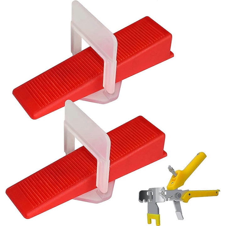 Set Mit 500 1-mm-verbindungsclips, 100 Wiederverwendbaren Keilen, Metallzange Für Fliesenverlegesystem