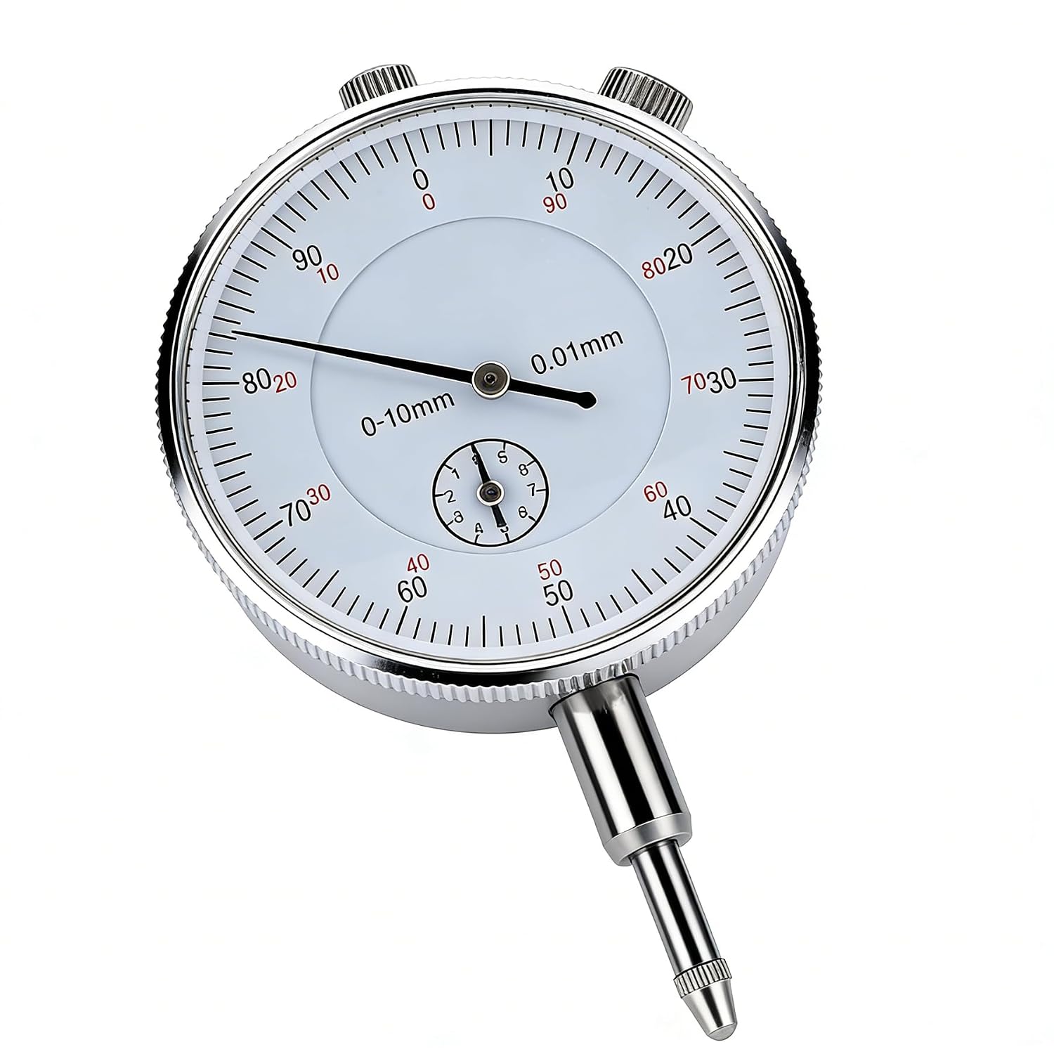 Messuhr 0–10 Mm, Mechanischer Präzisionskomparator, Genauigkeit 0,01 Mm, Für Instrumentenmessungen