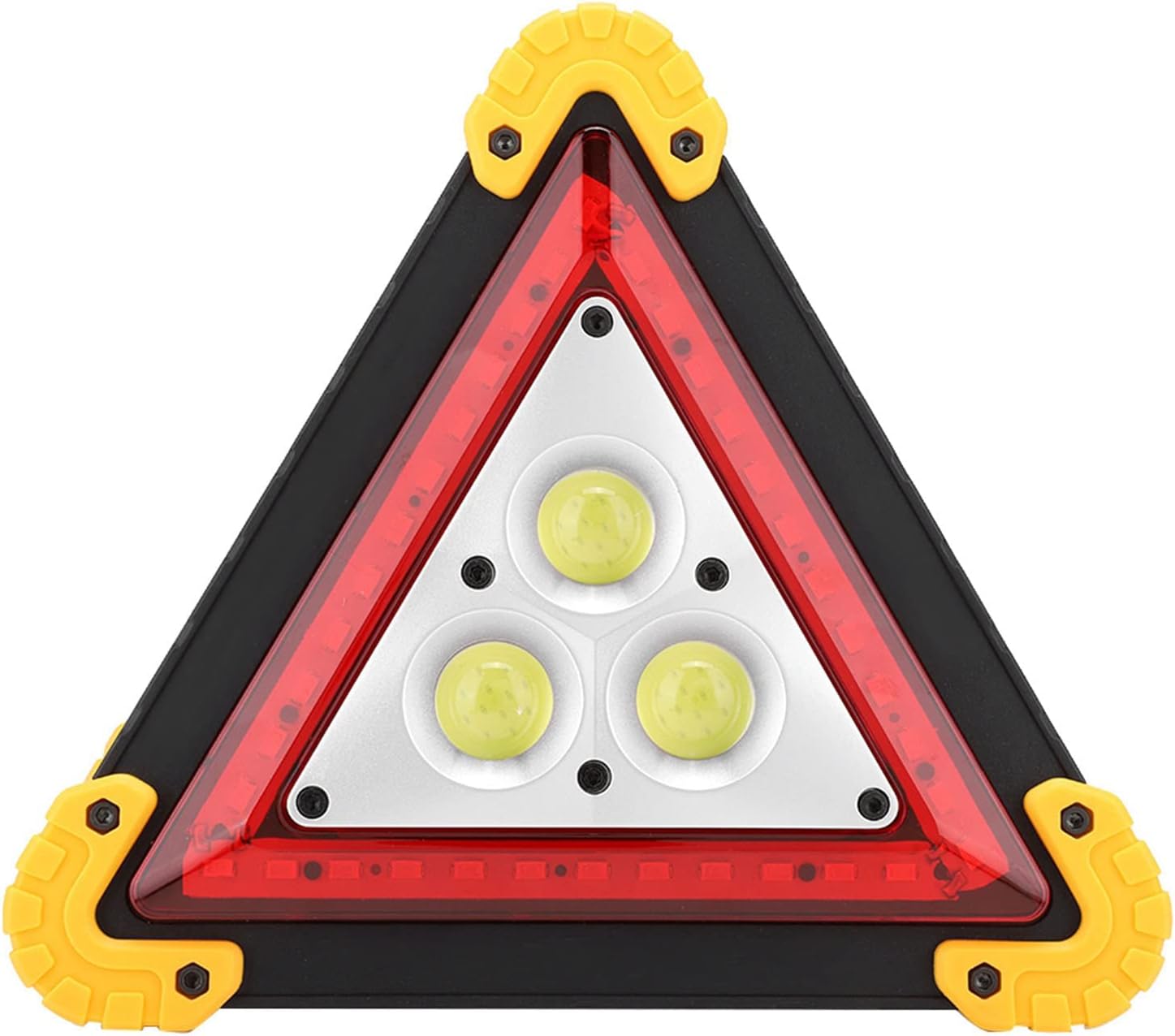 Led-warndreieck, 30-w-led-warndreieck, Beleuchtetes Warndreieck Für Fahrzeuge Mit Roter Kontrollleuchte, Notstoppschild Für Pannenwarnung