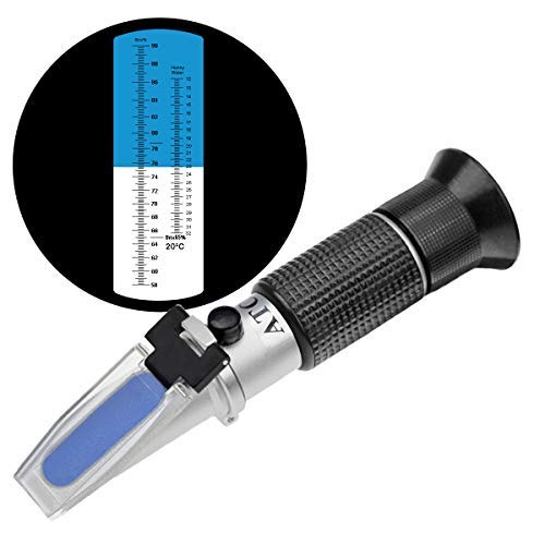 Imkerrefraktometer Honigrefraktometer 58–90 % Zucker Brix 38–43 Honigbalsam Feuchtigkeit 12–27 % Wasser Imkerei