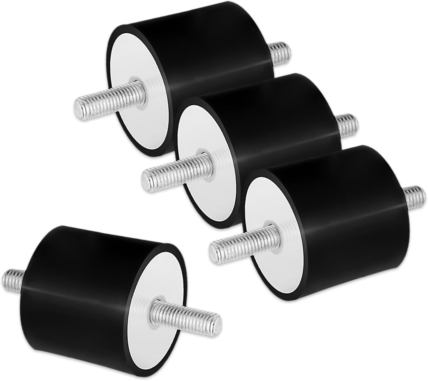 Silentblock M8, 4 Stück Vv Anti-vibrations-silentblock-gummi (30 X 30) Geeignet Für Luftkompressoren, Dieselmotoren, Benzinmotoren, Wasserpumpen (m8 X 23, 30 X 30)