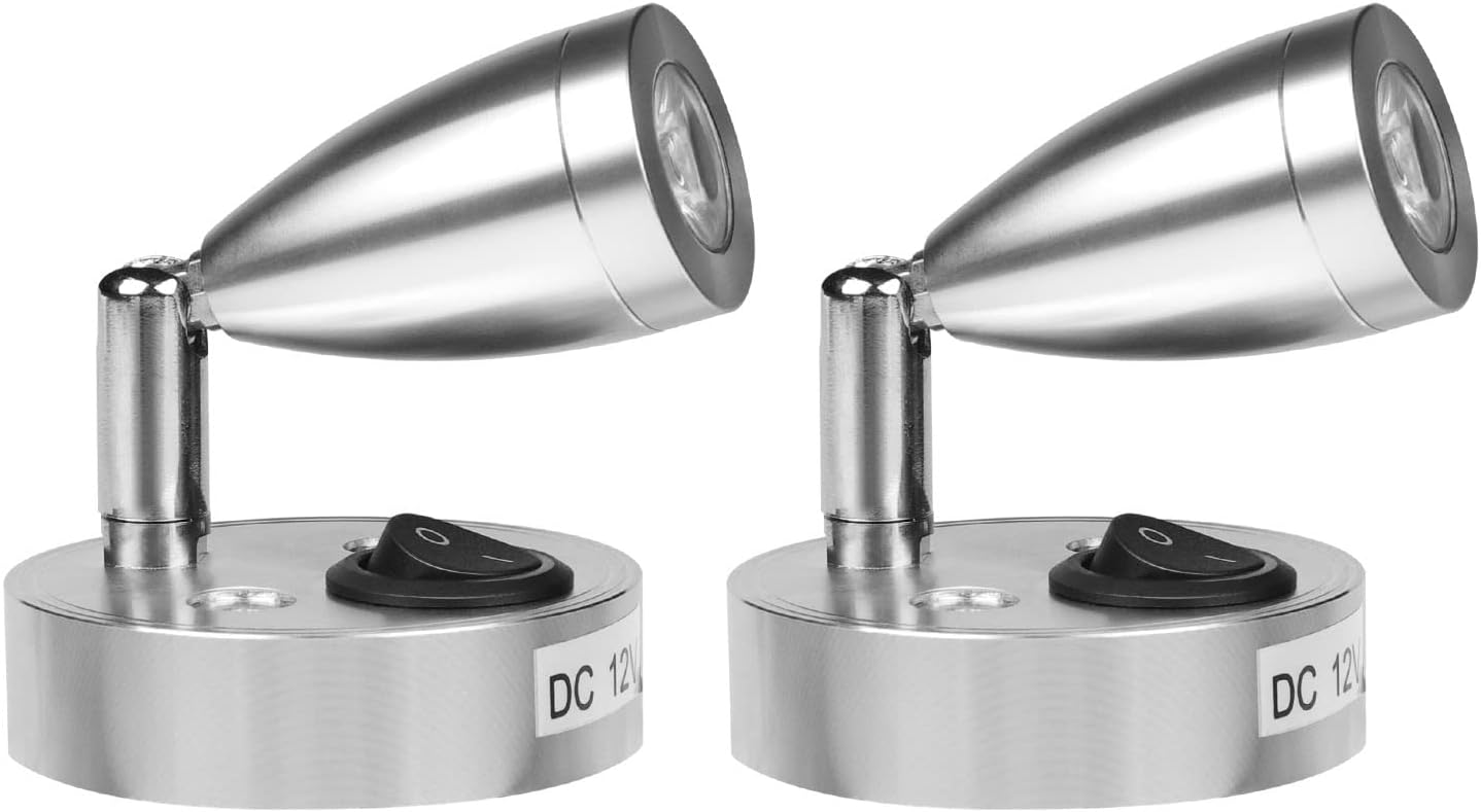 2 X 3w Led-innenleuchten Für Wohnmobile, 12v, Led-leselampe