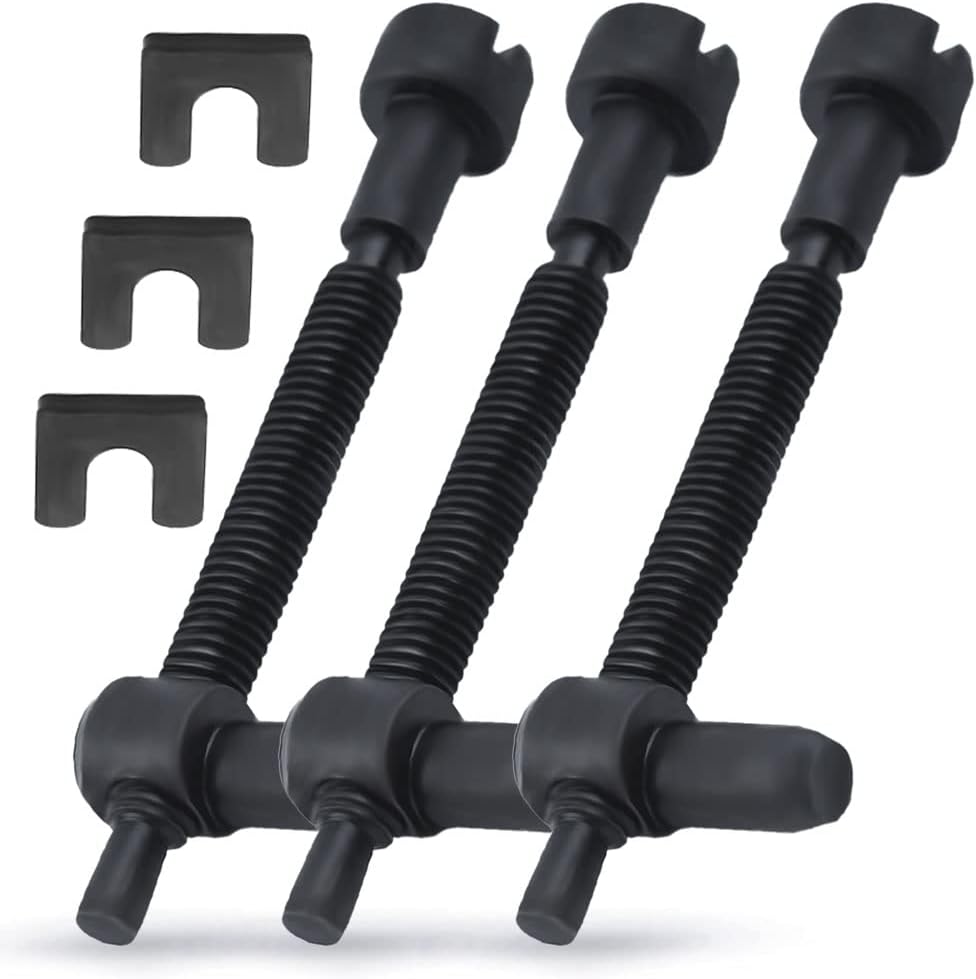 3-teiliges Kettenspanner-einstellschrauben-set Für Husqvarna 61, 66, 266, 268, 272, 281, 288, 162, 181, 281xp. Kompatibel Mit Jonsered 625, 2077 Kettensägen. Ersatzteile: 501537101