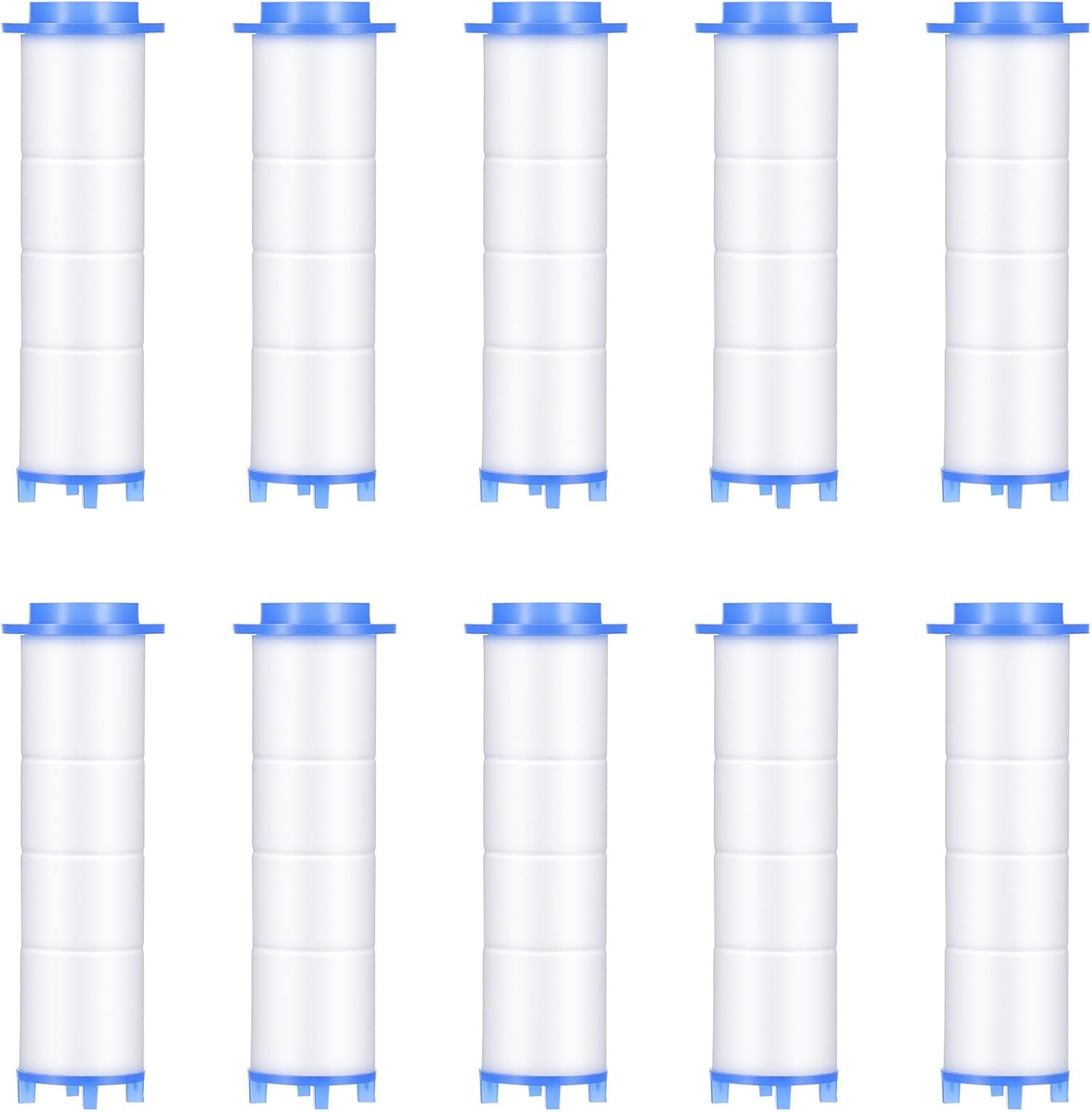 Ersatzfilterteile Für Duschköpfe, 7 X 2,4 Cm, Pp-baumwollfilterkartuschen Für Duschköpfe - Filterelement Für Handbrausen (10 Stück)