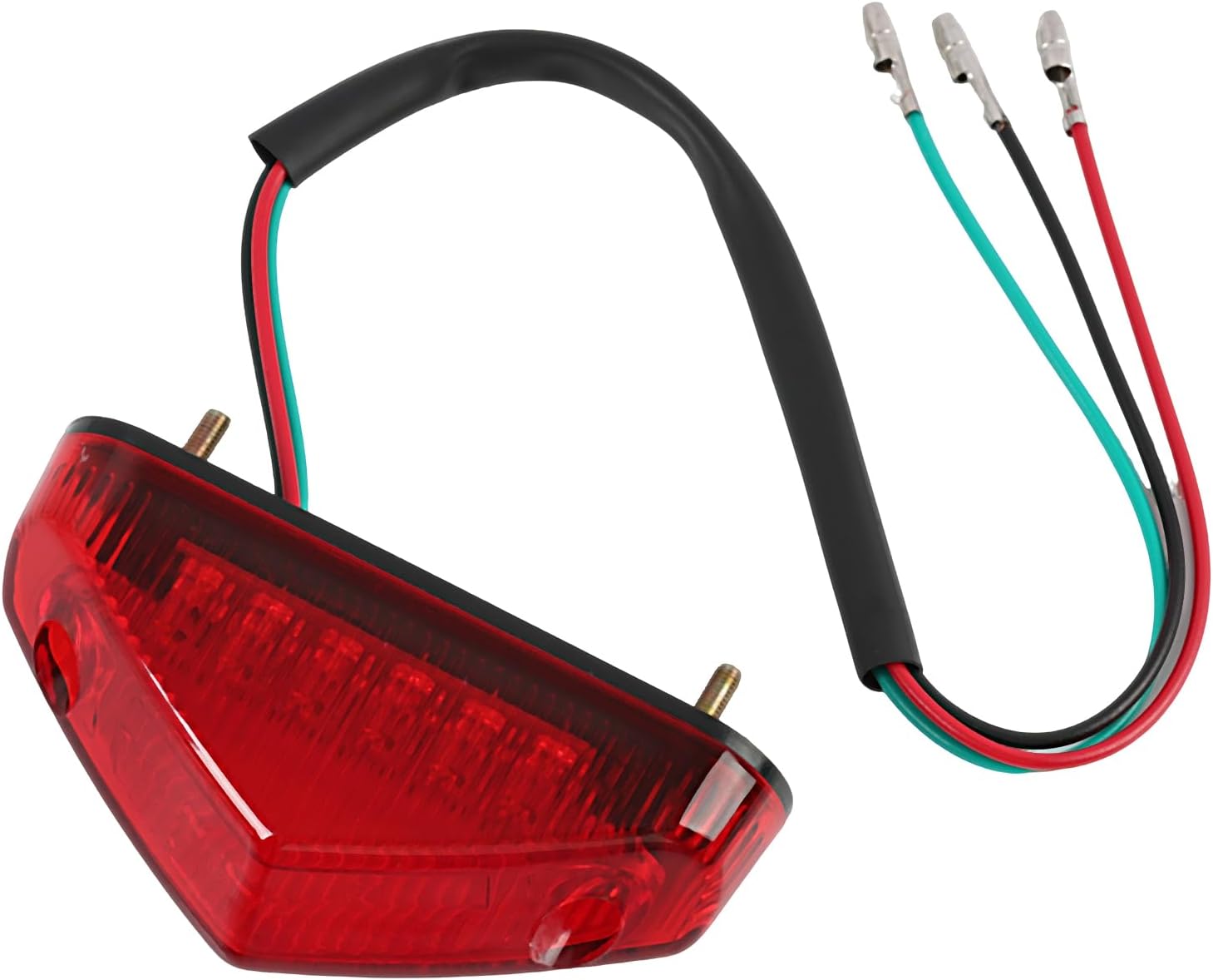 12v Led-rücklicht Mit 9 Leds – E-geprüft, Universelles Bremslicht Für Motorräder, Atvs, Dirtbikes Und Roller – Sehr Hohe Helligkeit, Kompaktes Design, Einfache Montage