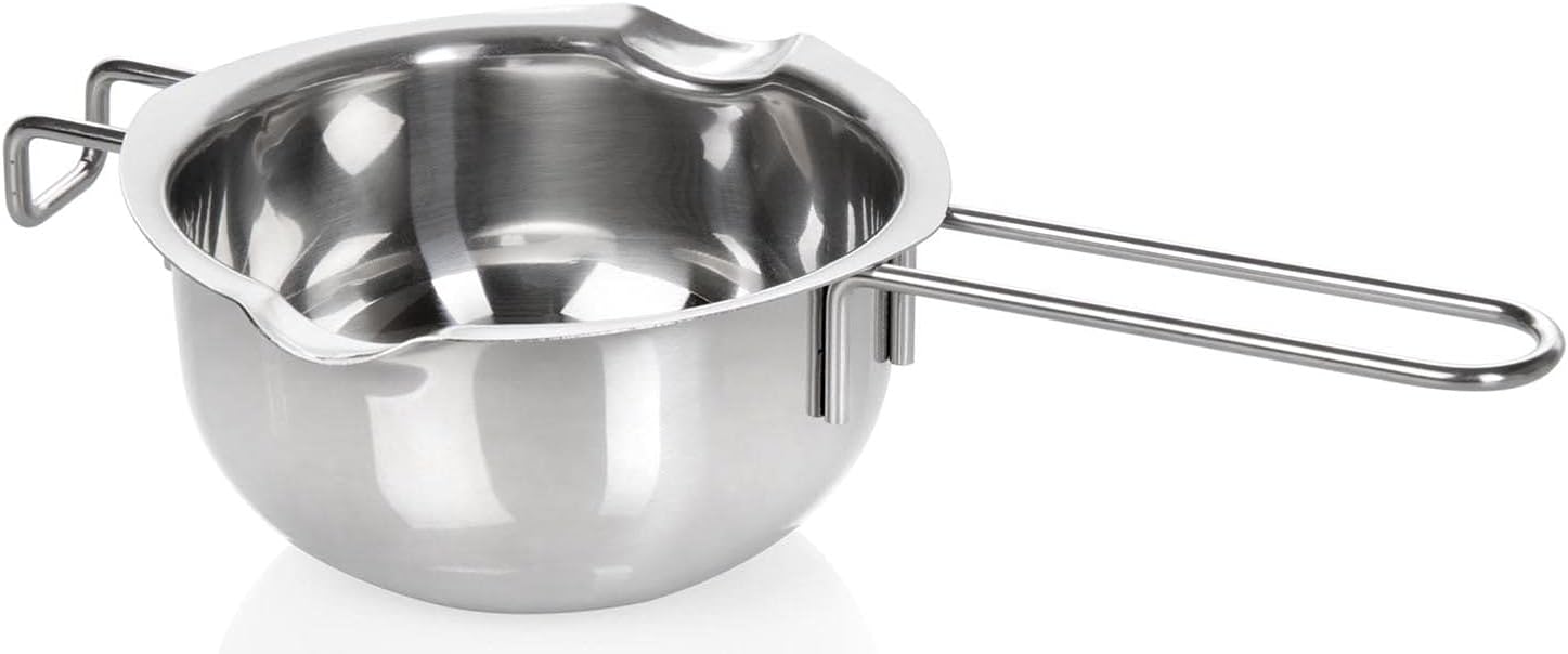 Hochwertige Wasserbadschale Mit Griff, Edelstahl, 14 Cm, Silber