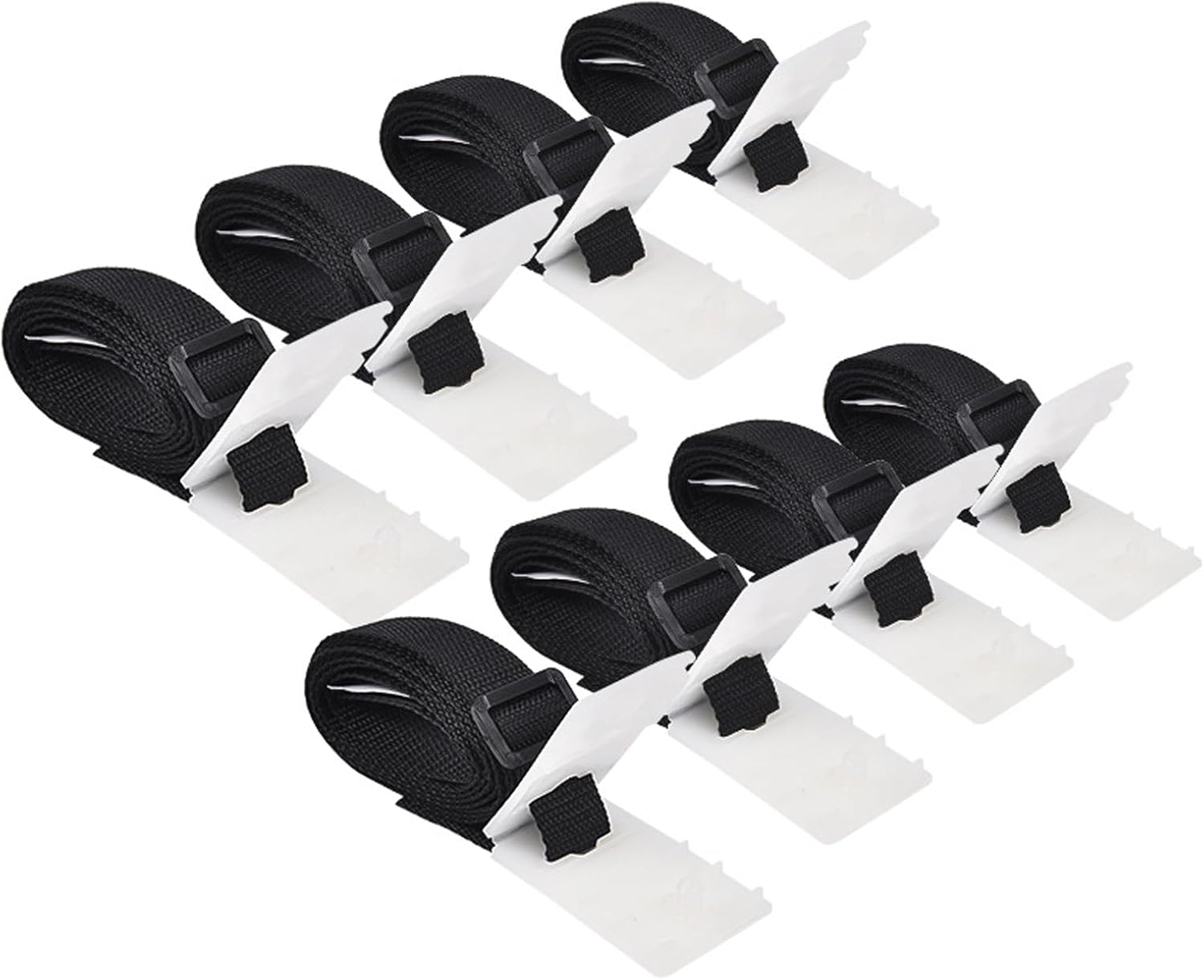 Set Mit 8 Befestigungsstreifen Für Poolfolie Mit Clips Und Schlaufen – Poolaufroller – Mobile Aufwickelvorrichtung – Solarfolie – Für Poolabdeckung – Ersatzteile