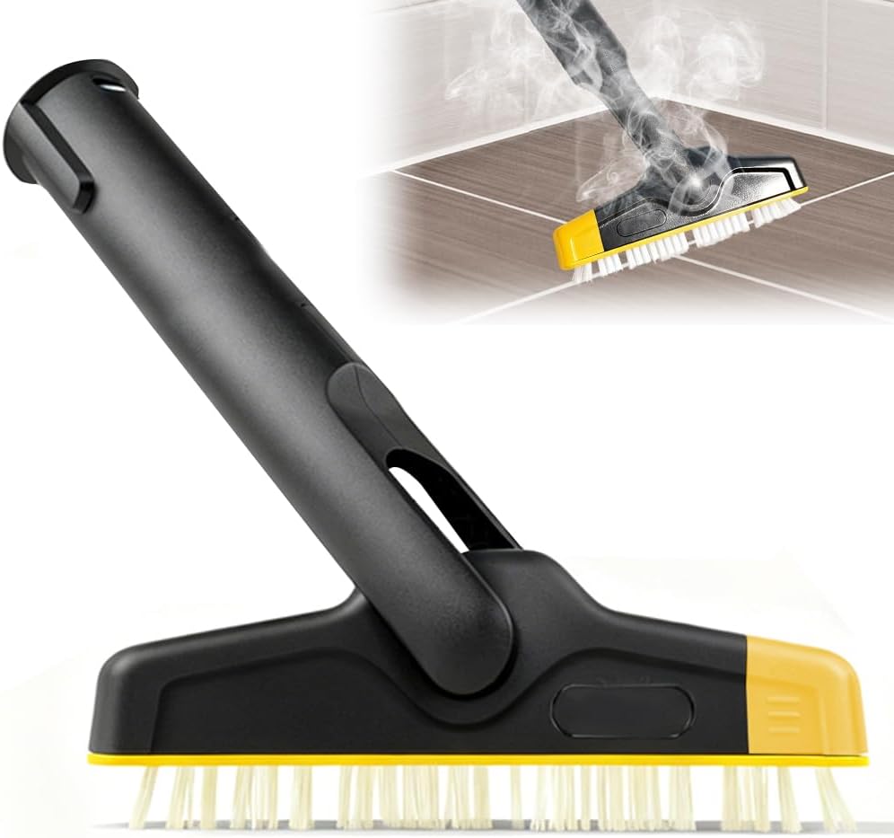 Für Kärcher Xxl Fugenbürste – Dampfreiniger-zubehör Mit Flexiblem Gelenk Und Reihe Austauschbarer Bürsten, Hygienische Reinigung Von Zement- Und Fliesenfugen