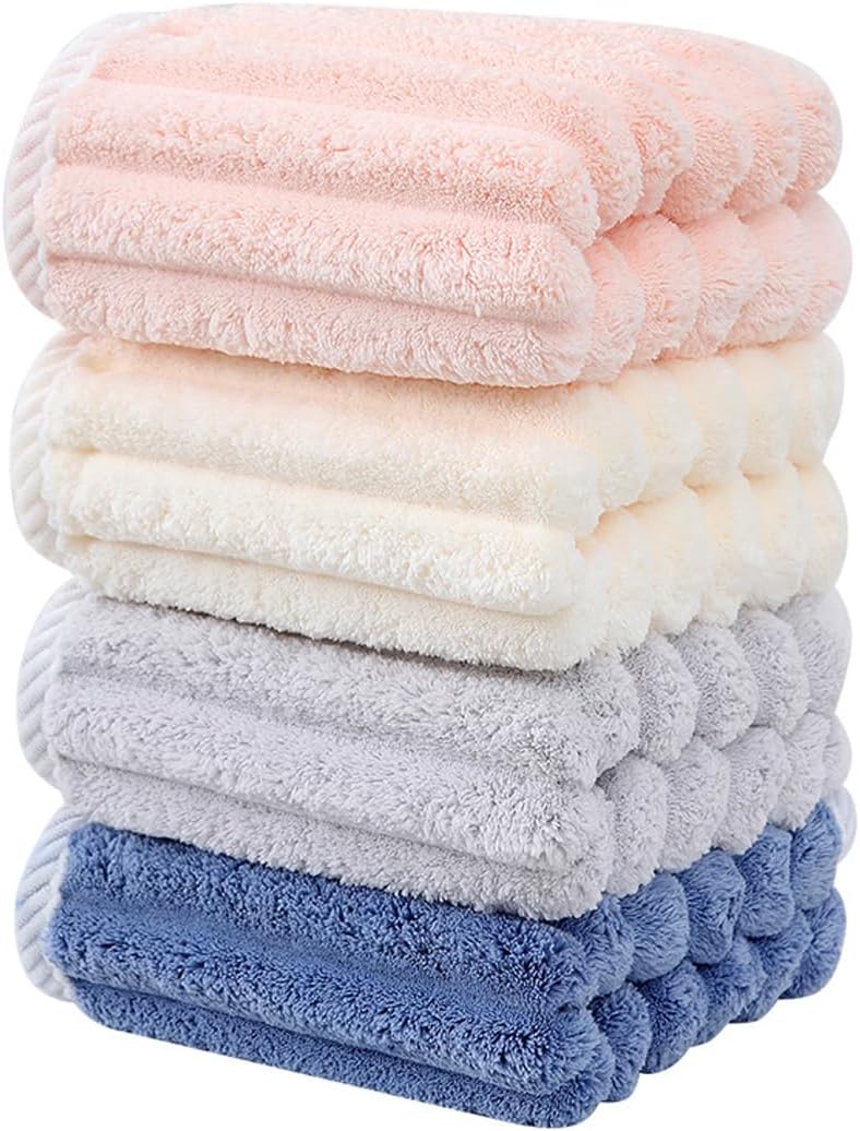 Weiche Mikrofaserhandtücher, Mikrofasertücher, Badezimmerhandtücher, Super Saugfähig, Ideal Für Spa, Sport Und Reisen