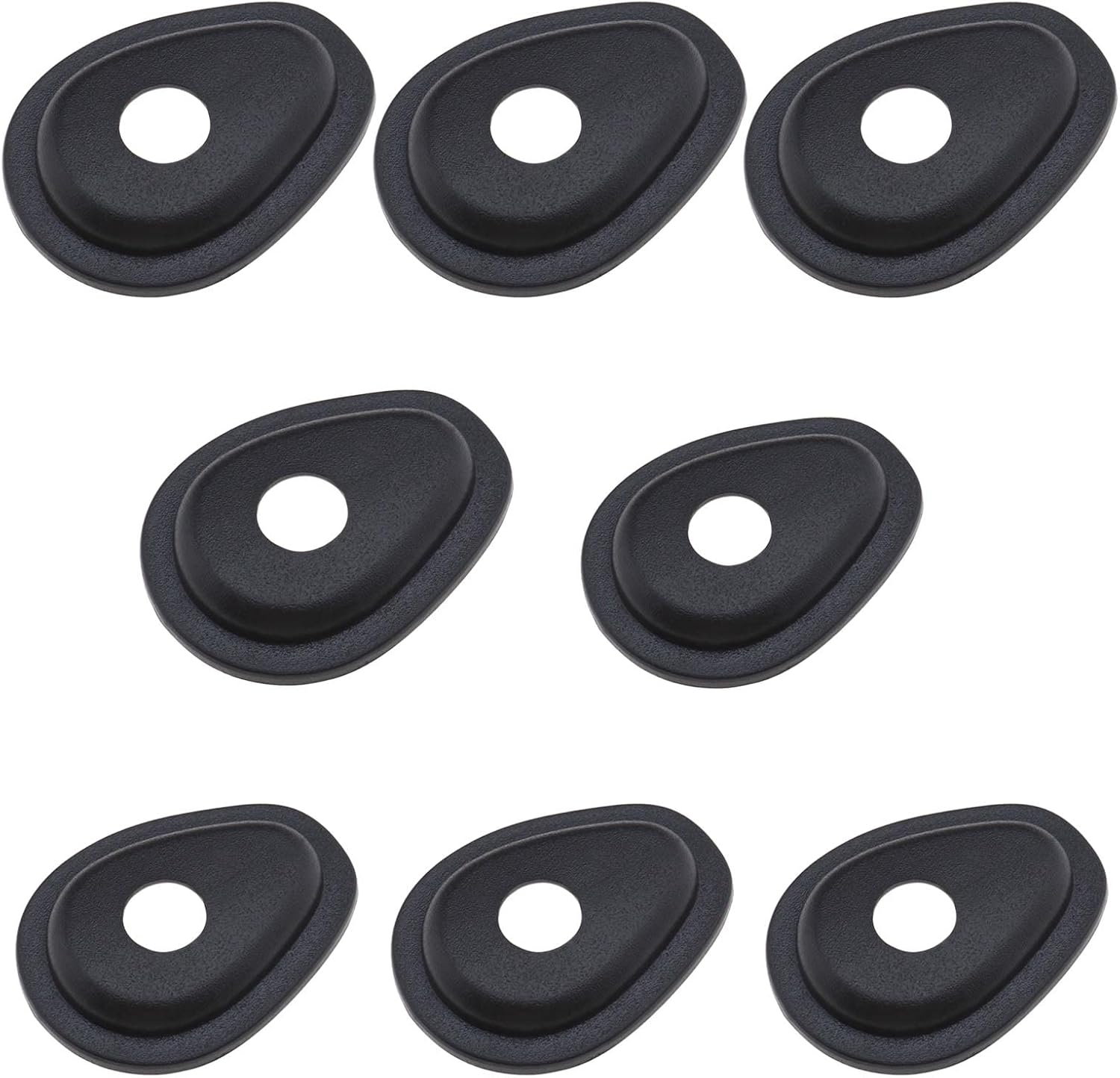Set Mit 2 Blinkeradapterplatten Für Motorräder, Kompatibel Mit Yamaha Mt07 Und Mt09, Vordere Und Hintere Blinkerplatten, Kunststoff-adapterplatte