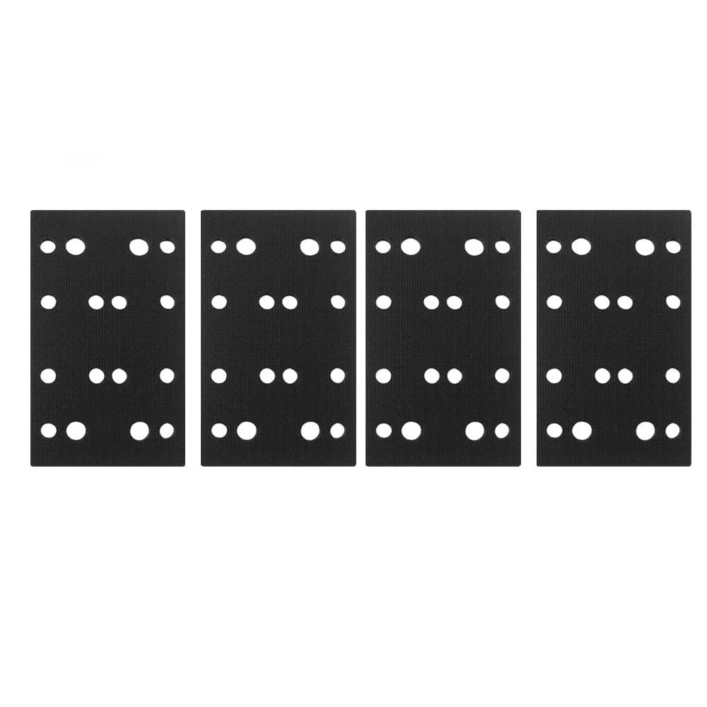 Set Mit 4 Schaumstoff-schleifpads, 80 X 133 Mm, Mit Klettverschluss – Weiche Schleifpads Für Festool Rts 400, Rs 400, Rtsc 400 Schleifmaschinen