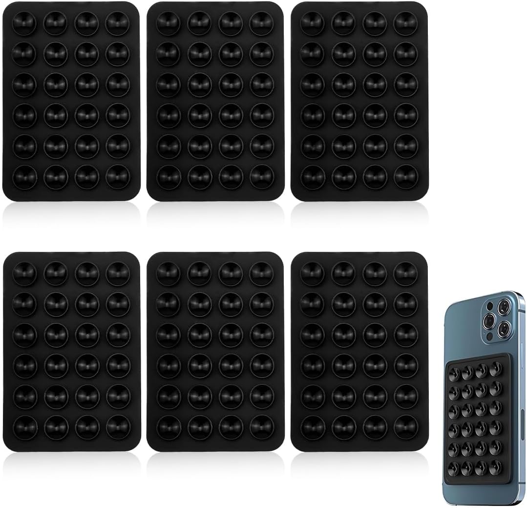 6-teiliges Silikon-saugnapf-handyhüllen-set, Silikon-saugnapf-handyhülle, Freisprech-saugnapf-handyhülle Für Mobiltelefone, Handy-saugnapf