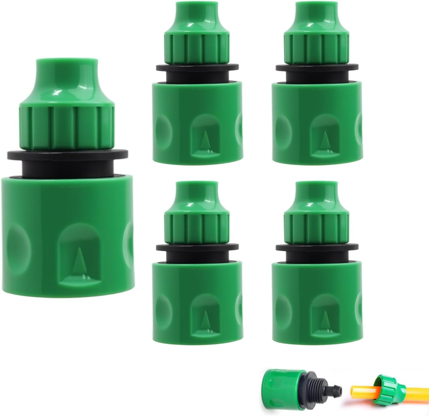 Stück 4/7-zoll-schlauchverbinder Aus Kunststoff, Schnellkupplungen Für Gartenschläuche, Unverzichtbares Zubehör Für Garten, Sprinkler Und Bewässerungssysteme