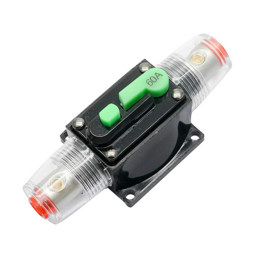 Automatischer Kfz-schalter, 12v-48v, Sicherung, Sicherungshalter, Inline-sicherungsblock Für Autoradio, Schutzsystem 10 X 4 Cm (60a)