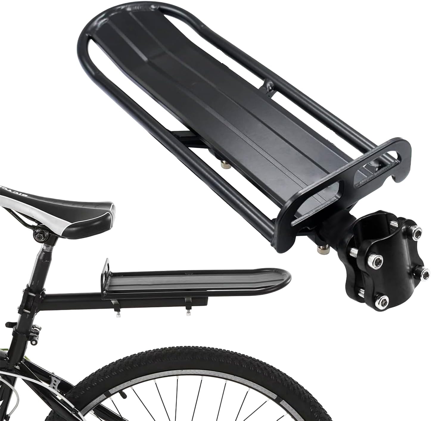 Verstellbarer Gepäckträger Für Fahrräder, Maximale Traglast 10 Kg, Gepäckträger Aus Aluminiumlegierung Für Mountainbikes