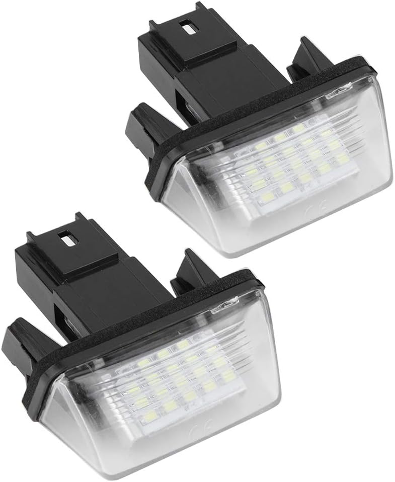 Kennzeichenbeleuchtung, 2-teilige Led-kennzeichenbeleuchtung, 18 Leds, Linke Und Rechte Kennzeichenleuchte Für C3 Und C4