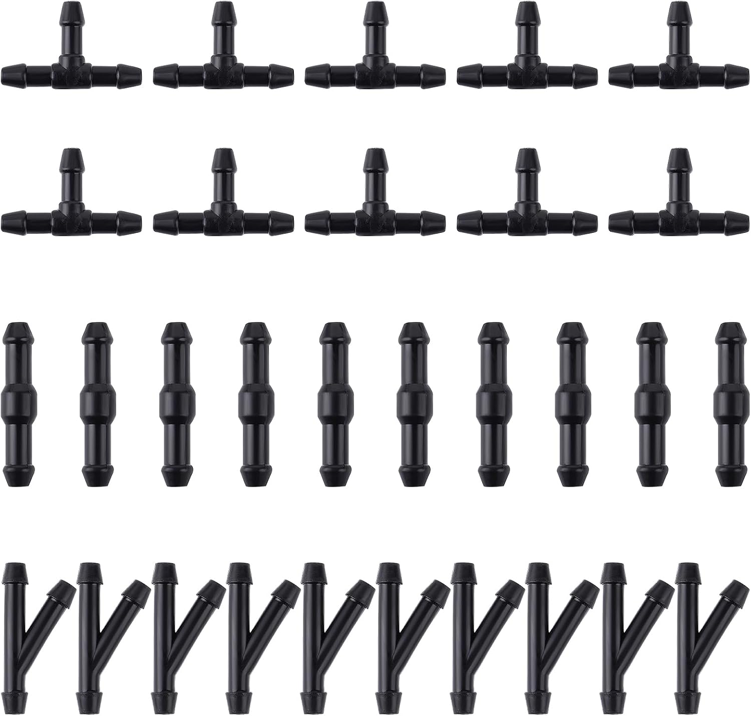 Packung Mit 30 I/t/y 2- Und 3-wege-scheibenwischerschlauchanschlüssen, Universeller Scheibenwaschschlauchadapter Für Autowaschanlagenbusse