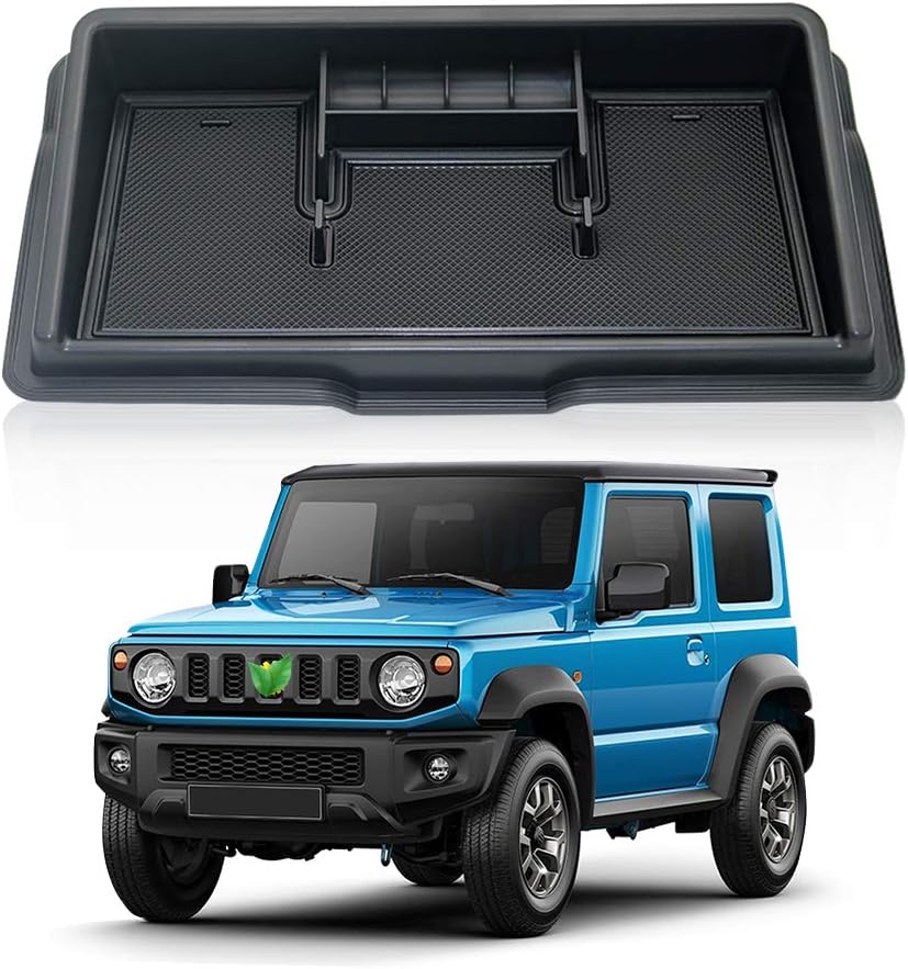 Ablagebox-set Für Armaturenbrett (handyhalterung, Mittelkonsolen-organizer) – Suzuki Jimny/sierra – Mit Antirutschmatte