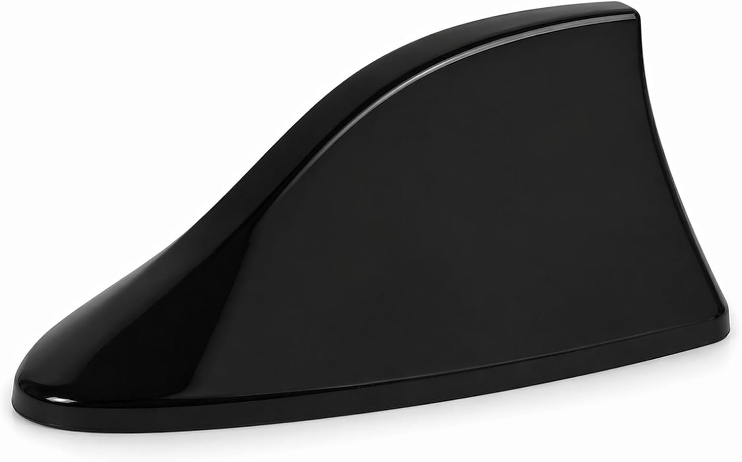 Universelle Am/fm-haifischflossenantenne Für Autos, Wasserfest Klebend, Schwarz Am/fm-haifischflossenantenne Für Autoradios, Einfache Werkzeuglose Montage, Dekorative Dachantennenabdeckung Für Suv, L