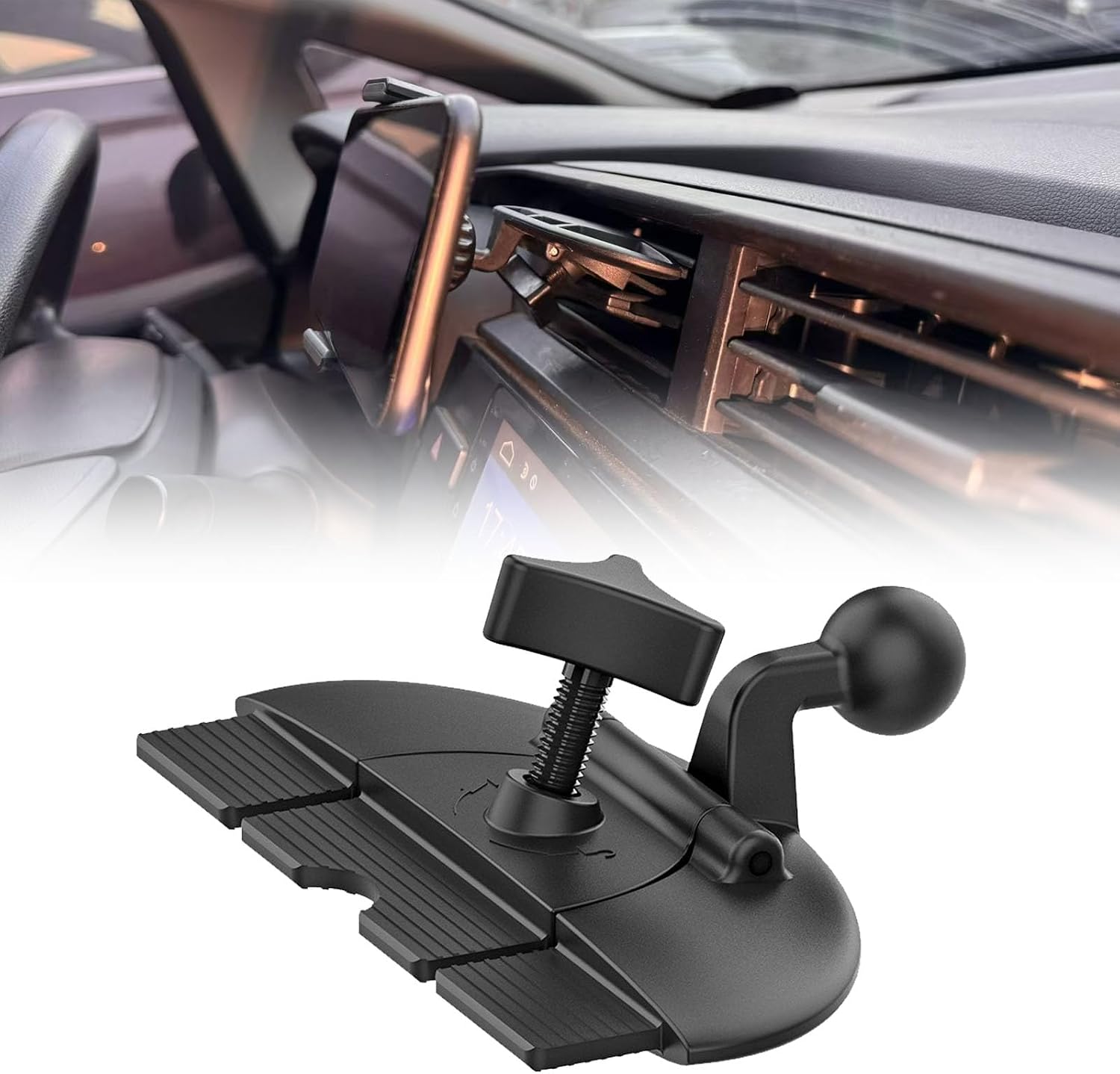 1 Kfz-handyhalterung, Cd-schlitz, Auto-schlitz, Cd-schlitz, Handyhalterung, Cd-schlitz, Schwarz