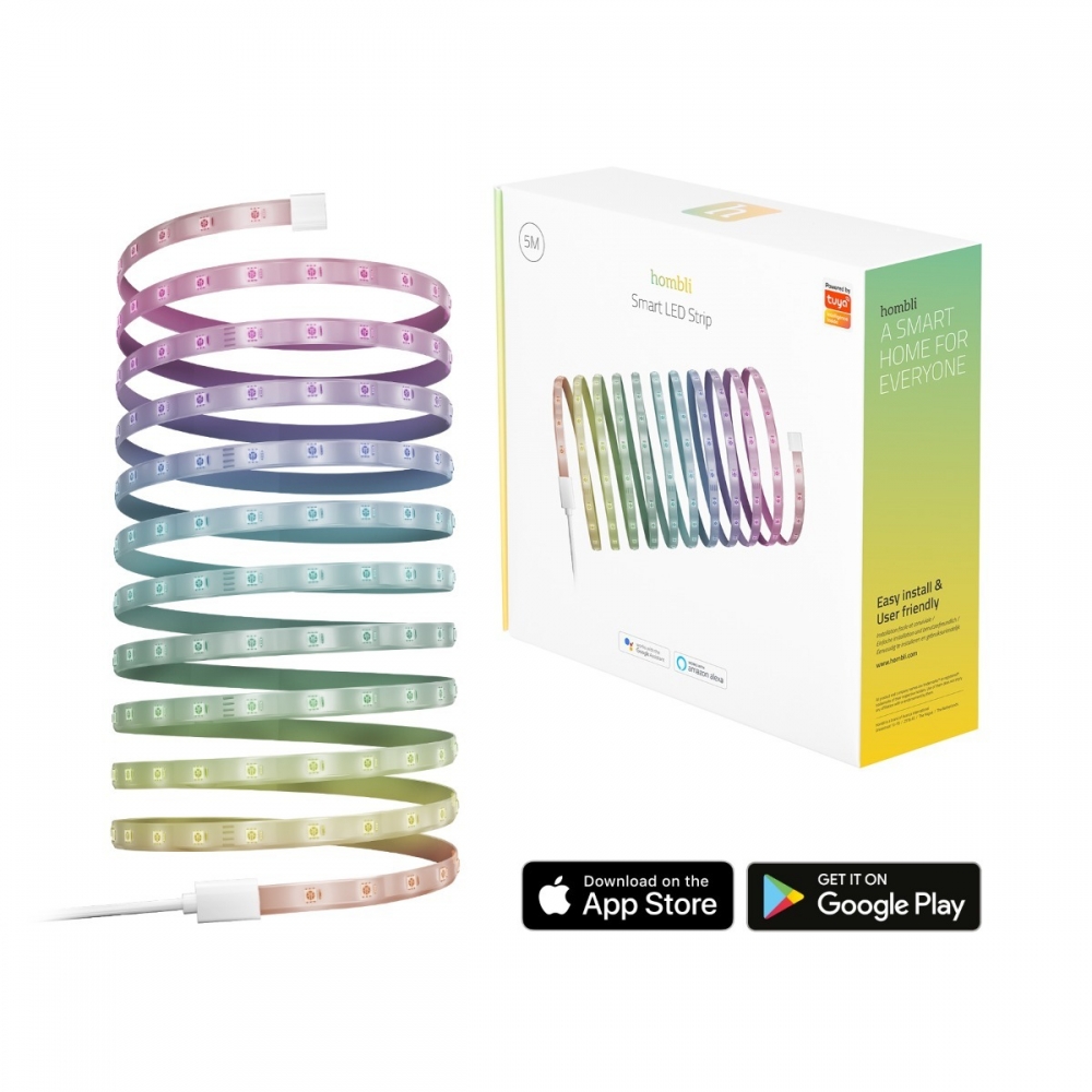 Avanca International Bv Hombli Smarte Led Streifen, 24w, 5m, Rgb [intelligente Beleuchtung]