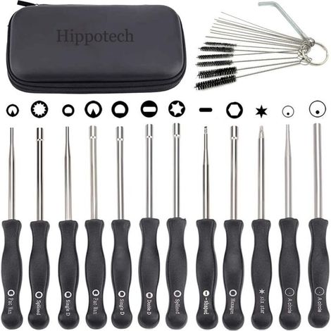 Outil De Réglage Carburateur - Lot De 12 Embouts Spécifiques Pour Moteur 2 Temps - Compatible Avec Débroussailleuses Tronçonneuses Et Autres Petits Moteurs - 12 Pièces