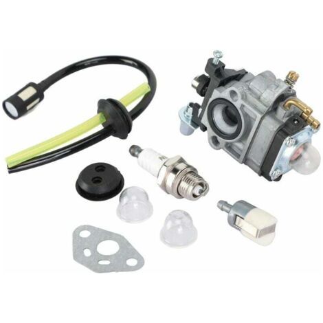 Kits De Carburateurs En Aluminium, Bougies D'Allumage Et Conduites De Filtre Pour Tondeuses À Gazon Modèles Th23, Th26 Et Th34 (23cc, 25cc, 26cc, 33cc Et 35cc).