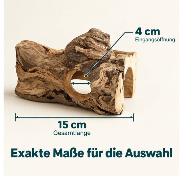 Aquaone Javaholz Aquarium Höhle 15cm Versteck Für Garnelen & Welse