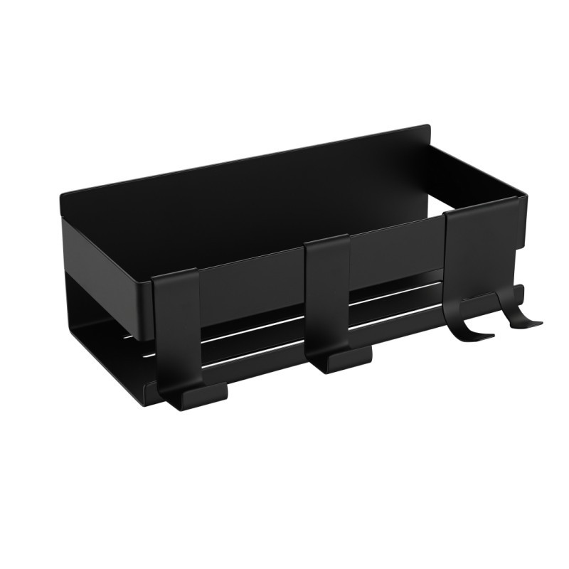 Duschablage Ohne Bohren, Badezimmerregal, 22 Cm X 9 Cm X 7,5 Cm, Schwarz