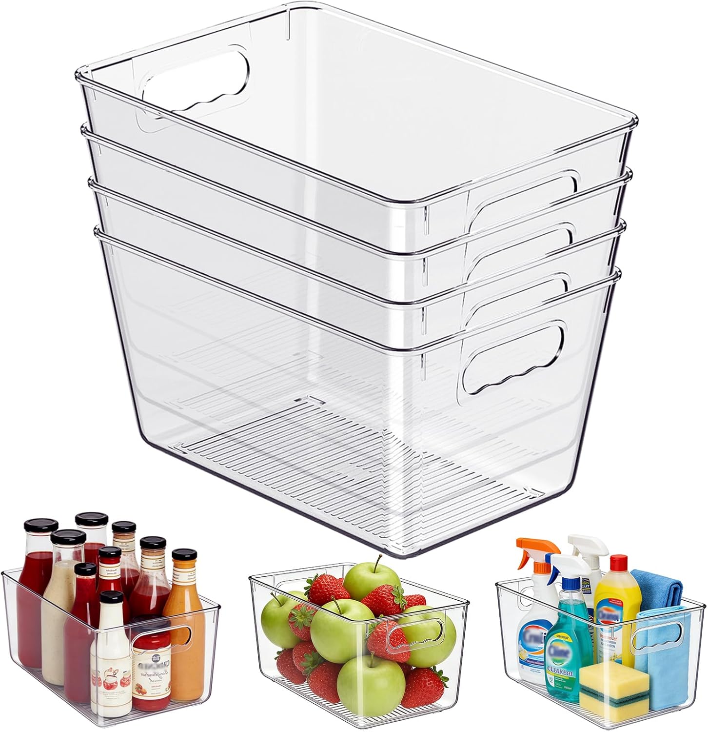 Kühlschrank-organizer, Transparente Kühlschrankaufbewahrung, Kühlschrank-aufbewahrungsbox, Unverzichtbare Helfer Für Die Organisation Ihres Zuhauses: Küche, Waschküche, Büro, Kleiderschrank Und Gefrie