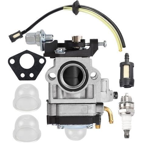 Kit Carburateur Débroussailleuse 52cc 49cc 43cc - Carbu Moteur Avec Joint Tuyau Bougie Et Filtre À Essence Pour Tondeuse Taille-haie Tronçonneuse
