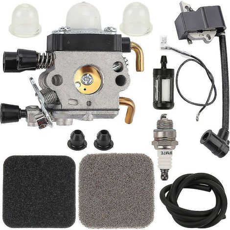 1 Kit Carburateur + Bobine D'Allumage Pour Stihl Fs80r, Fs85, Fs80, Compatible Zama C1q-s157/s69a/s63a, Entretien Motoculture