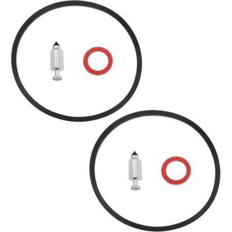 Pair Lot De 2 Kits De Cuvette De Carburant De Carburateur Avec Ensemble De Flotteur Compatible Avec Briggs & Stratton 231855 281165s 69225 497535