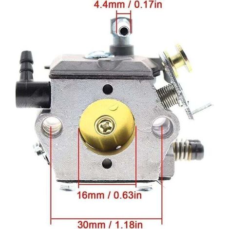 Carburateur De Rechange Pour 028 028av 028wb 028q Super Tronçonneuse, Remplace Walbro Wt-16b, Pour Tillotson Hu-40, Avec Joint Filtre À Air Filtre De Ligne De Carburant