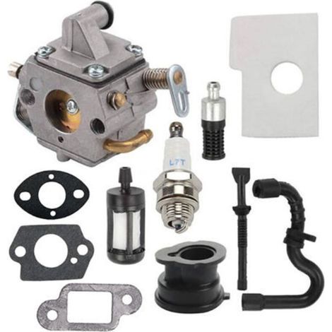Carburateur De Rechange Pour Tronçonneuse Stihl 017/018/ms170/ms180 – Compatible Zama C1q-s57 Et 1130-120-0603, Avec Bougie