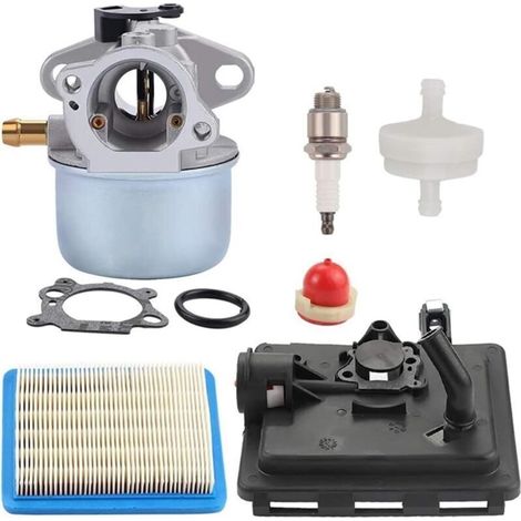 Carburateur De Tondeuse À Gazon Carburateur 799868 Avec Filtre À Air 496116 795259 Pour Base Compatible Avec Les Moteurs 124l02 124t02 124t05 124t07 Carb