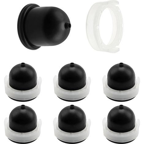 6pcs Bille D'Amorçage De Carburateur, Pompe D'Amorçage Compatible Avec Briggs & Stratton 694395 496115-chrom