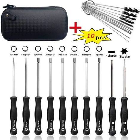 Lot De 10 Outils De Réglage De Carburateur, Kit De Réglage De Carburateur Pour Petit Moteur À 2 Temps Pour Tronçonneuse Poulan Husqvarna Sthil Echo Trimmer Weedeater
